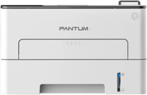 Pantum P3305DN Mono Single Function Laser Printer, 33 ppm Print Speed, USB & Ethernet Connectivity, Automatic Duplex Printing, 2-Line LCD Control Panel, 250 Pages Input Tray, White | P3305DN