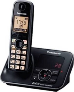 Panasonic Cordless Telephone - Black | KX-TG3721