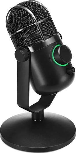 Thronmax Mdrill Dome Plus 24BIT / 96KHZ USB Microphone Jet Black | M3 Plus