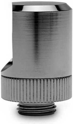 EKWB EK-Quantum Torque Rotary 90° Adapter, Fitting With G1/4" Threads, Very Sturdy And There Are Zero Movement, Cnc Machined Brass With High-quality Black Finish, Black Nickel | 3831109815984