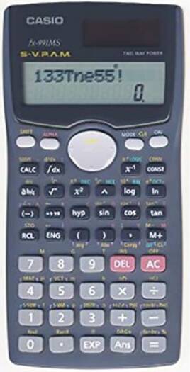 Casio Scientific Calculator, 2 Line Display | fx-991MS