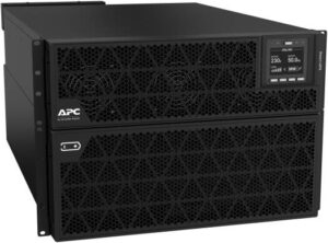 APC 20kVA/ Smart-UPS RT On-Line Rack/Tower, 20kW Power, 230V/380V...415V Input Voltage, Hard Wire 5 (3P+N+E)+3 Wire(1P+N+E), Network Card, 50/60Hz ± 4 Hz Freq, RS232 / RJ45 & USB-B, Black | SRTG20KXLI