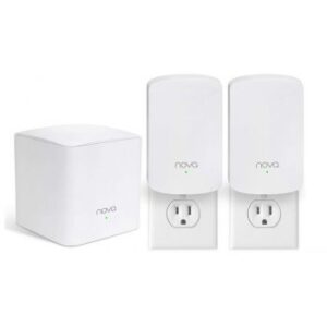 Tenda MW5 Nova Mesh WiFi System Wireless Router, Up to 3500 Sq ft. Coverage, Gigabit Mesh Router for Wireless Internet, Extender Replacement, Works with Alexa, Plug-in Design, Pack of 3 | ‎MW5 3PK