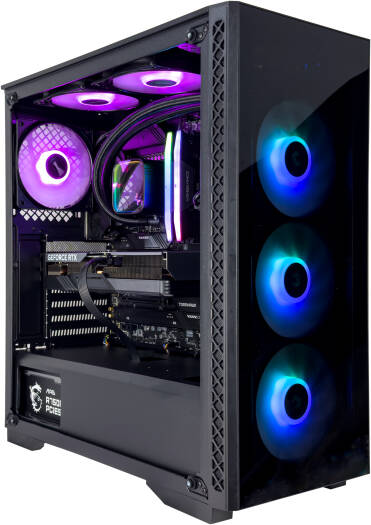 MATREXX Gaming PC - Intel Core i7-14700KF 20 Cores 28 Threads, NVIDIA RTX 5060 Ti 8GB, 32GB DDR5 RAM 6400MHz, 1TB SSD Gen 4, 650W 80 PlUS PSU, 240mm Liquid Cooler, Wi-Fi + BT