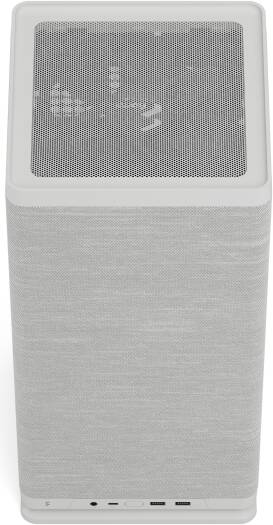 Fractal Mood Mini-ITX SFF Computer Case, 1x 180mm Fan Included, Up to 280mm Radiator & 2x 120mm/140mm Fan Support, Rear Magnetic Filter Mesh, Light Gray | FD-C-MOD1N-01 - Image 4