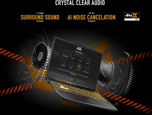 ASUS TUF Gaming A15 FA506NF Gaming Laptop, 15.6" FHD 144 Hz Display, AMD Ryzen 5 7535HS CPU, 8GB RAM, 512GB SSD, NVIDIA GeForce RTX 2050 4GB, Backlit ENG-ARB K/B, Win11 Home, Black | 90NR0JE7-M00450 - Image 7