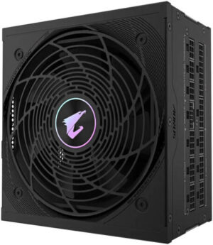 GIGABYTE AORUS ELITE P850W 80+ Platinum Modular PCIe 5.0 Power Supply, Intel Form Factor ATX 12V v3.0, 850W Capacity, 120mm FDB Fan, 60-50 Hz Input Frequency, Black | GP-AE850PM-PG5