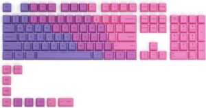 Glorious GPBT Dye Sublimated Keycaps, Thick PBT Plastic 114 Keycap Set for 100% Full Size, 85% 80% TKL, 60% Compact, 75% Mechanical Keyboards, US (ANSI) Layout, Nebula |  GLO-KC-GPBT-N