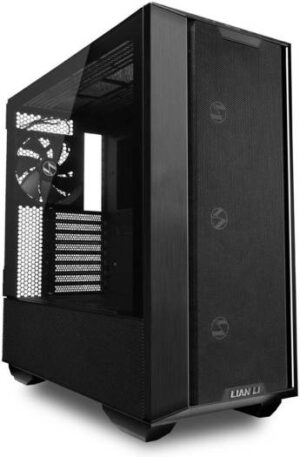 Lian Li Lancool III E-ATX Mid Tower Case, Tempered Glass Side Panel, 140mm PWM Fans, Up To 420mm Radiator Size Support, 8 Expansion Slots, Black | Lancool 3-X