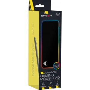 Crown Micro Gaming Led light Mouse Pad - Black | CMMP-803