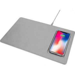 Powerology Fabric Qi Wireless Charging Mouse Pad 10W - Charcoal | PLQMCH