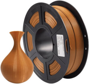 iSANMATE PLA 3D Printer Filament, 1.75mm Diameter, OEM & ODM, 40-80mm/S Print Speed, Dimensional Accuracy +/- 0.03 mm, 2.2 lbs (1 kg), Brown | PLA-Brown
