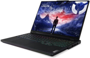 Lenovo Legion Pro 7 16IRX9H Gaming Laptop, 16" WQXGA 240Hz IPS Display, Intel Core i9-14900HX, 32GB RAM, 1TB SSD, GeForce RTX 4080 12GB Laptop GPU, ENG-ARAB KB, FreeDOS, Eclipse Black | 83DE000EAX