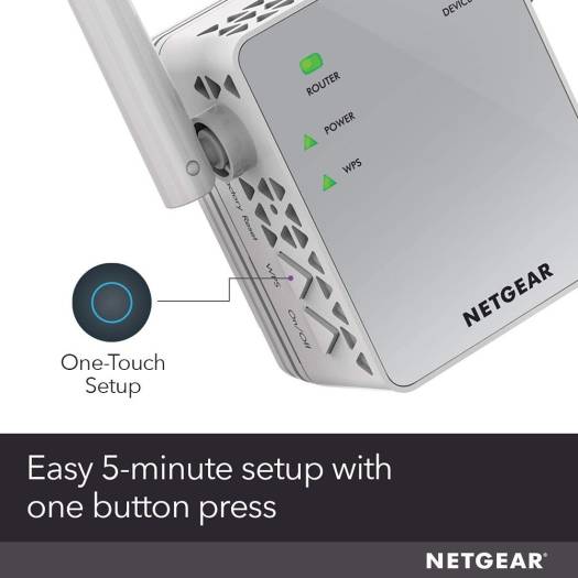 NETGEAR 11AC 750 Mbps (300 Mbps + 450 Mbps) Dual Band Gigabit Wi-Fi Range Extender with External Antennas (Wi-Fi Booster) | NG-EX-EX3700-100UKS - Image 7