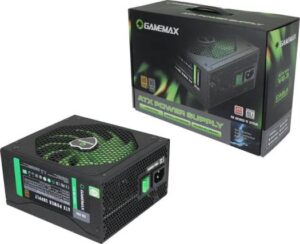 GameMax 80 Plus Bronze 800W, Modular Active PFC 14CM Fan ATX Power Supply Unit - Black | GM-800