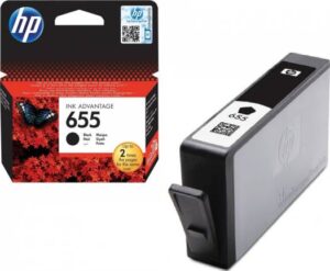 HP 655 Black Original Ink Advantage Cartridge | CZ109AE