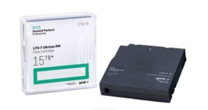 HPE 15TB LTO-7 Ultrium RW Data Cartridge, LTO-7 Ultrium Recording Technology, 2.5:1 Compression, Re-Writable Media Format,  700 MB/s Data Read Speed, 3150' Tape Length | C7977A