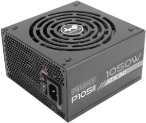 InWin P105II ATX12V V3.0 Full-Modular Power Supply, 1300W Power, 135mm FDB Fans, 80+ Platinum Efficiency, Active PFC, Zero RPM Fan Mode, SECC Material, Black | IW-PS-PII1050W