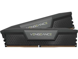 Corsair VENGEANCE 64GB (2x32GB) DDR5 Desktop Memory Kit, 5600 MHz Memory Speed, 36-36-36-76 Tested Latency, 1.25V Memory Voltage, XMP 3.0, 288 Pin, Overclock PMIC, Black | CMK64GX5M2B5600C36