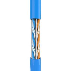 Tenda Cat6 UTP 4PR-23AWG Ethernet 305m Cable, 0.57mm Diameter, Oxygen Free Copper, Jacket Color Blue, Low Crosstalk | TEC-6000-305