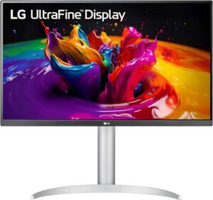 LG 27UP550N 27" 4K UHD IPS HDR Monitor with USB-C Port, 5ms Response Time, AMD Freesync, 1.07B Color with sRGB 98% Colour Gamut, VESA HDR10, Game Mode, USB Type-C 90W / HDMI / DP, Silver | 27UP550N-W