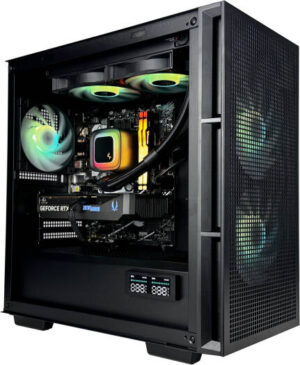 Vortex Gaming PC - AMD Ryzen 7 8700F 8 Cores 16 Threads, NVIDIA RTX 5060 Ti 8GB, 16GB DDR5 RAM 5600MHz, 1TB SSD Gen 4, 650W Gold PSU, 240mm Liquid Cooler