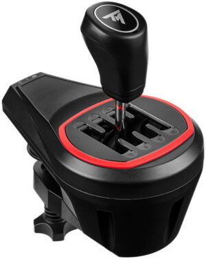Thrustmaster TH8S Shifter, Ergonomic Design, 8-Gear Shifting, H.E.A.R.T. Technology, Clamp-Bases Mounting, H Pattern Shift Plate, Black | TM-SHIFTER-TS8H