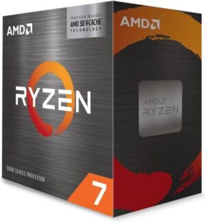 AMD Ryzen 7 5700X3D 3GHz AM4 Desktop Processor, 8 Cores & 16 Threads, 4.1 GHz Max Boost Clock, 4MB L2 & 96MB L3 Cache, PCIe 4.0, DDR4-3200 Memory, Zen 3 Architecture | 100-100001503WOF