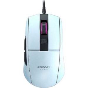 Roccat Burst Core - Extreme Lightweight Optical Core Gaming Mouse, High Precision, Optical Sensor 8,500 Dpi - White | ROC-11-751