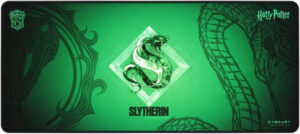 Cybeart Slytherin Rapid Mouse Pad, Exclusive Micro-woven Cloth, Spill Proof Surface, Never Fray Edges with Reinforced Stitching, Esports Grade Never-Slip Base, XXL, Green/Black | SLYTHRNRPD