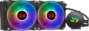 Redragon CCW-3000 - Effect X, ARGB Dual 120mm, Optimized Cold Plated and Low-Noise Pump Liquid CPU Cooler | CCW-3000