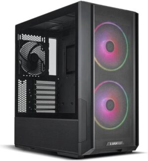 Lian-Li LANCOOL 216 ATX Mid-Tower PC Case, ConfigFor Air Cooling & Water Cooling, Airflow Optimized Front, 360mm Radiator, 2x Front 160 PWM Fans, Cable Mgt , Black | LANCOOL 216RGB-X