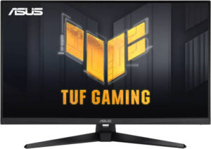 ASUS TUF VG32UQA1A Gaming 32" 4K UHD HDR DSC VA Gaming Monitor, 160Hz Refresh Rate & 1ms (MPRT), ELMB Sync, Freesync Premium, Speakers, 120% sRGB, DisplayHDR 400, DP/HDMI, Black | VG32UQA1A