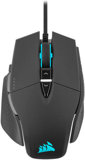 Corsair M65 RGB ULTRA Wired Gaming Mouse, MARKSMAN 26K Sensor, 26,000 DPI, 8 Programmable Buttons, 1.8m Drag-Reducing Paracord, Black | CH-9309411-EU