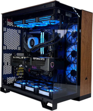 CyberStrike Gaming PC - Intel Core i9-14900K 24 Cores 32 Threads, NVIDIA RTX 5080 16GB, 64GB DDR5 RAM 6000MHz, 1TB SSD Gen 5, 1000W 80 PLUS PSU, 360mm Liquid Cooler, Wi-FI + BT