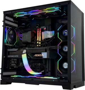 High-End Gaming PC - Intel Core i9-14900KF 24 Cores 32 Threads, NVIDIA RTX 4070 Ti 12GB, 64GB DDR5 RAM 6000MHz, 2TB SSD Gen 4, 850W Gold PSU, 360mm Liquid Cooler, Wi-Fi + BT