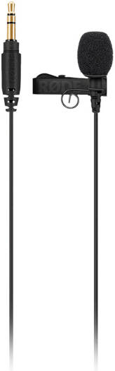 RODE Lavalier GO Omnidirectional Lavalier Microphone for Wireless GO Systems, Omni Polar Pattern for 360° Pickup,  20 Hz to 20 kHz Frequency, Gold-Plated 3.5mm TRS Connector, Black | LAVGO