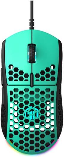 GamerTek GM16 Ultralight Precision Gaming Mouse, Sensitivity 16000 DPI, RGB Illumination, PMW3389 Sensor, 1000Hz USB Polling Rate, Kailh GM 8.0 Rapid Click Switches, Mint | GM16