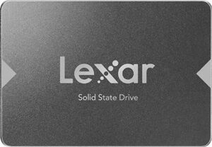 Lexar NS100 128 GB 2.5" SATA III (6Gb/s) Internal SSD, Up to 550 MB/s Sequential Read Speed & Up to 440MB/s Write Speeds, 64 TBW Endurance, Gray | LNS100-128RB