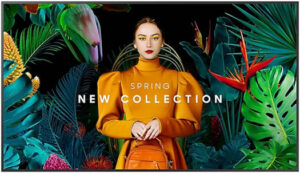 Samsung Crystal Signage QMC, 55" 4K UHD VA Display, 75Hz Refresh Rate, 8ms Response Time, 11.5 mm Bezel Width, Tizen 7.0 OS Version, 16GB Flash Memory, 200 x 200mm VESA Mount, Black | LH55QMCEBGCXUE