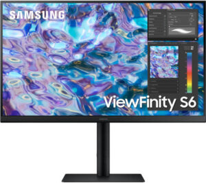 Samsung ViewFinity S61B 27" 16 9 FreeSync QHD IPS Monitor, 75Hz Refresh Rate, 5ms Response Time, AMD FreeSync, 16.7M Colors, Height Adjustable Stand, DisplayPort & HDMI In, Black | LS27B610EQMXUE