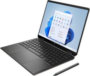 HP Spectre x360 2-in-1 Laptop, 13.5" WUXGA+ Touch Display, Intel Core i7-1255U, 32GB RAM, 1TB SSD, Intel Iris Xe Graphics, Backlit ENG KB, MPP2.0 Tilt Pen, Win 11 Home, Nightfall Black | 2Z0J4EA