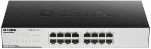 D-Link DGS-F1016, 16-Port Gigabit Unmanaged Switch, Up To 2 Gbps Data Transfer Speeds, Plug And Play, 16 x 10/100/1000 Mbps LAN ports, For Small To Medium Sized Businesses | DGS-F1016