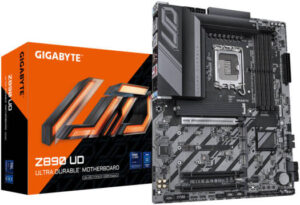 GIGABYTE Z890 UD, LGA 1851 ATX Motherboard, Intel Z890 Express Chipset, 4x DDR5 DIMM Slots, Up To 256GB Max Memory, 1x PCIe 5.0 x16 Slot, 3x M.2 Slots | Z890-UD