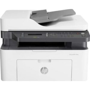 HP MFP 137fnw Multifunction Laser Printer, Print/Copy/Scan, 20ppm Printing Speed, Ethernet Interface, 150 Sheets Input Capacity, ‎128 MB RAM Size, White | ‎4ZB84A
