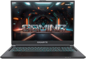 Gigabyte G6 MF Gaming Laptop, 16" WUXGA 165Hz Display, Intel Core i7-13620H Processor, 16GB RAM, 1TB SSD, GeForce RTX 4050 6GB Graphics, FreeDOS, Black | MF-H2EE854KD