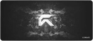Cybeart Signature Rapid Mouse Pad, Exclusive Micro-woven Cloth, Spill Proof Surface, Never Fray Edges with Reinforced Stitching, Esports Grade Never-Slip Base, XXL, Black | SGNTRRPDXXL