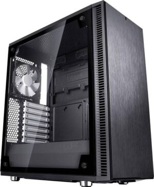 Fractal Design Define C Tempered Glass Computer Case | FD-CA-DEF-C-BK-TG