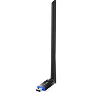 Tenda U10 AC650 Dual-band Wireless USB Adapter, 6dBi Antenna, Wall-Penetrating,  5GHz Up to 433Mbps, 2.4GHz Up to 200Mbps, USB2.0 | U10