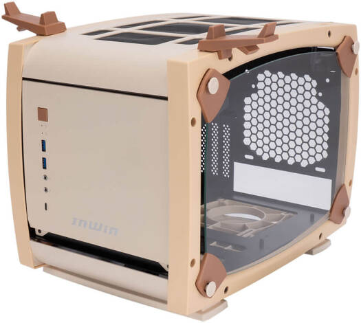 InWin Case Monsters E: Animal Series Mini-ITX Computer Case, 3x InWin ASL120 Fan Included, Tempered Glass, SECC, ABS Materials, Up to 330mm GPU Support, Bandi Design | IW-CS-CASEMONSTERS-006 - Image 8